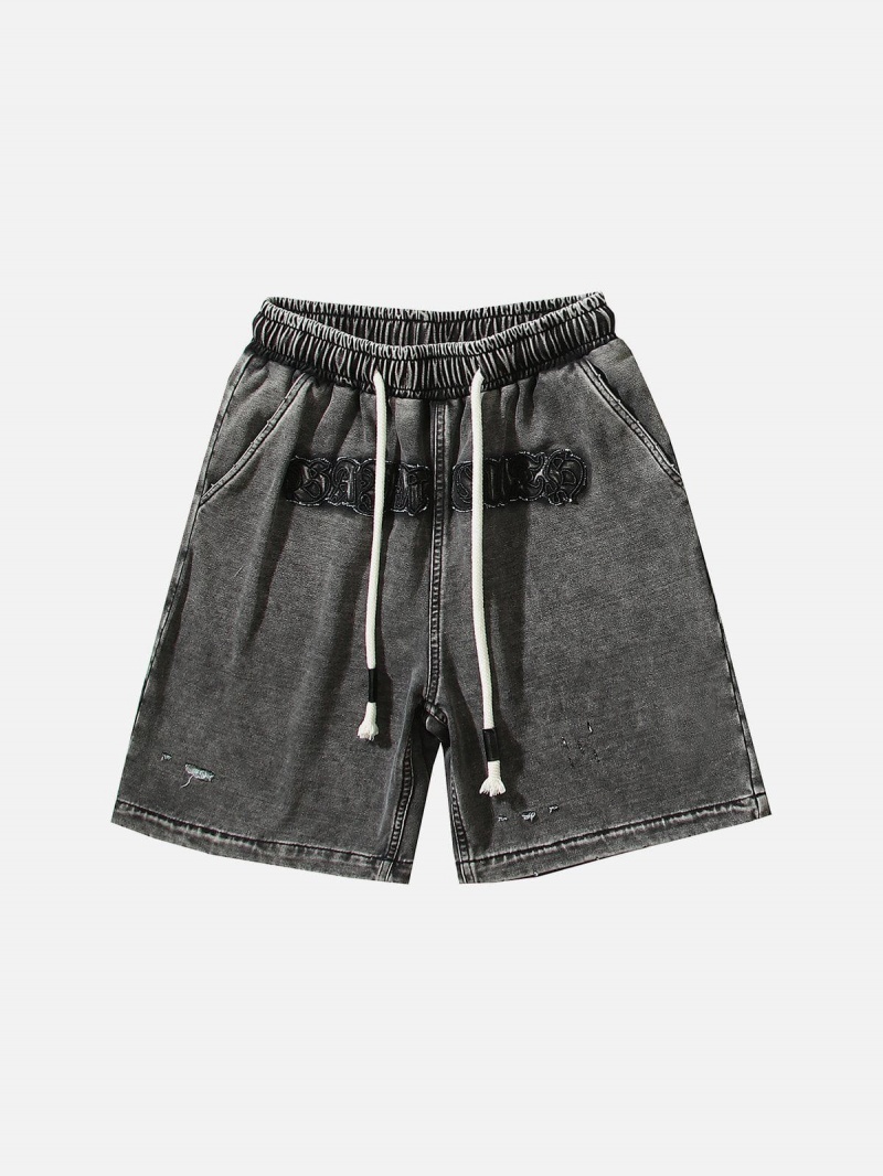 Bleu  Short Aelfric Eden Drawstring Washed - KDZ-7310072